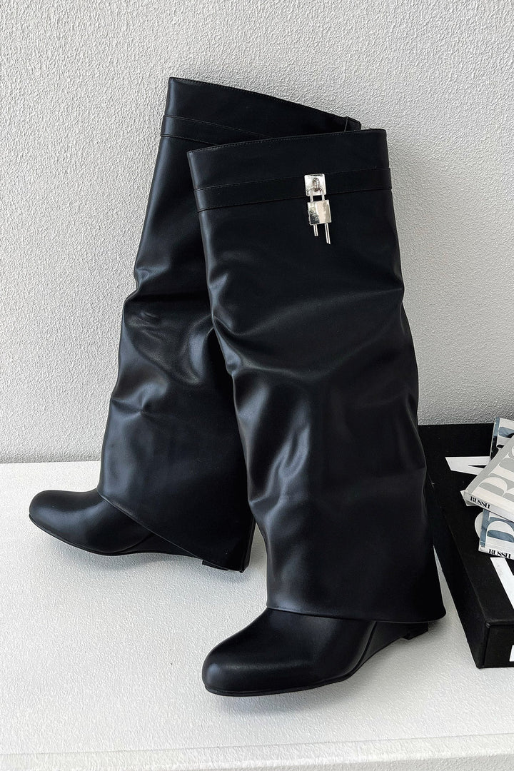 Isabelle | Women's Black Knee-High Boots 2