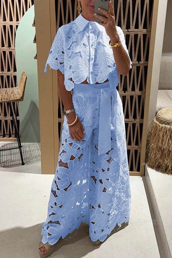 Isadora | Elegant Eyelet Ruffle Maxi Dress for Summer Gatherings 1