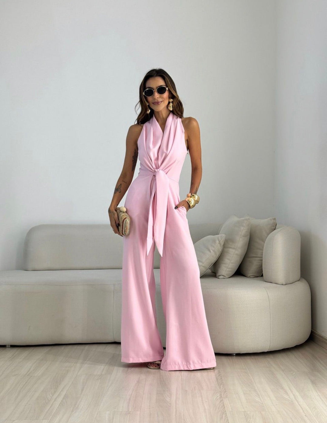 Ismerie | Elegant White Jumpsuit for Women – Lightweight, Breathable &amp; Wide-Legged 9