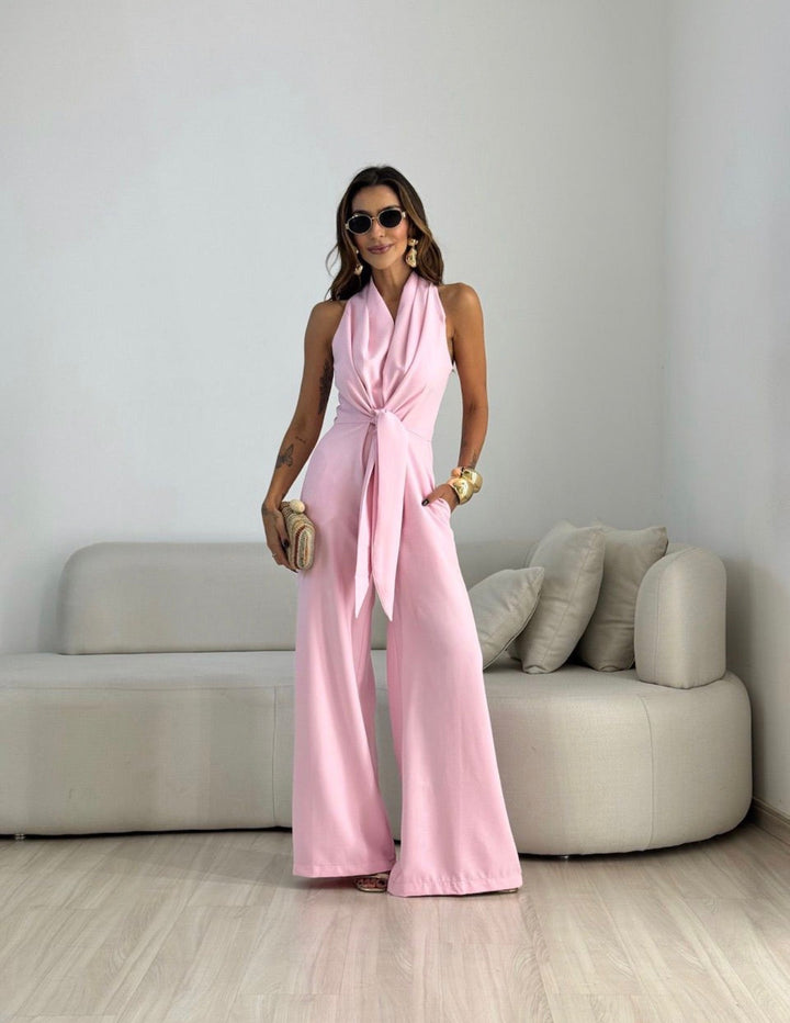 Ismerie | Elegant White Jumpsuit for Women – Lightweight, Breathable &amp; Wide-Legged 9
