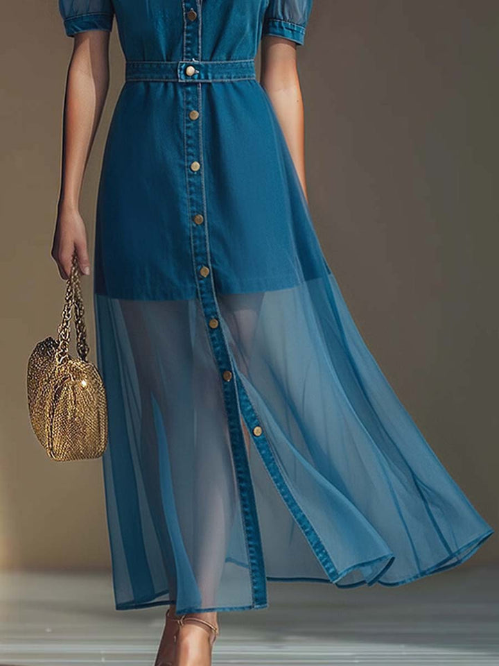 Isolde | Elegant & Versatile Women's Maxi Dress - Flattering V-Neckline for Casual or Formal Events 3