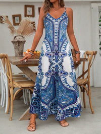 Danielle | Boho Paisley Print Maxi Dress