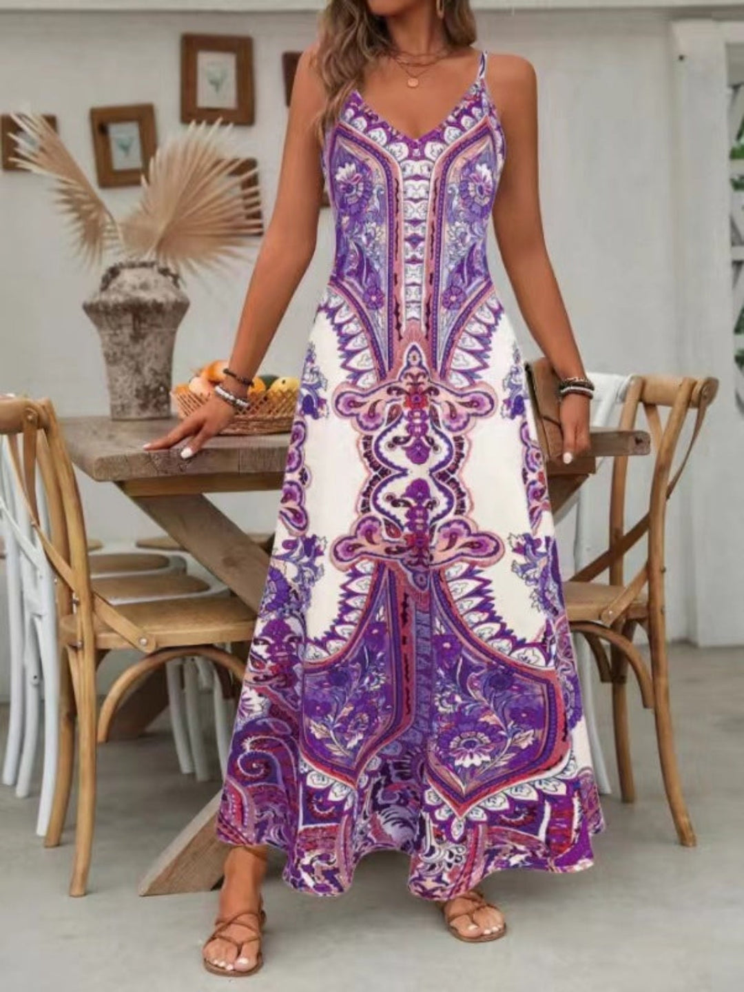 Ivy | Elegant, Flowy &amp; Artistic Women's Boho Maxi Dress 2