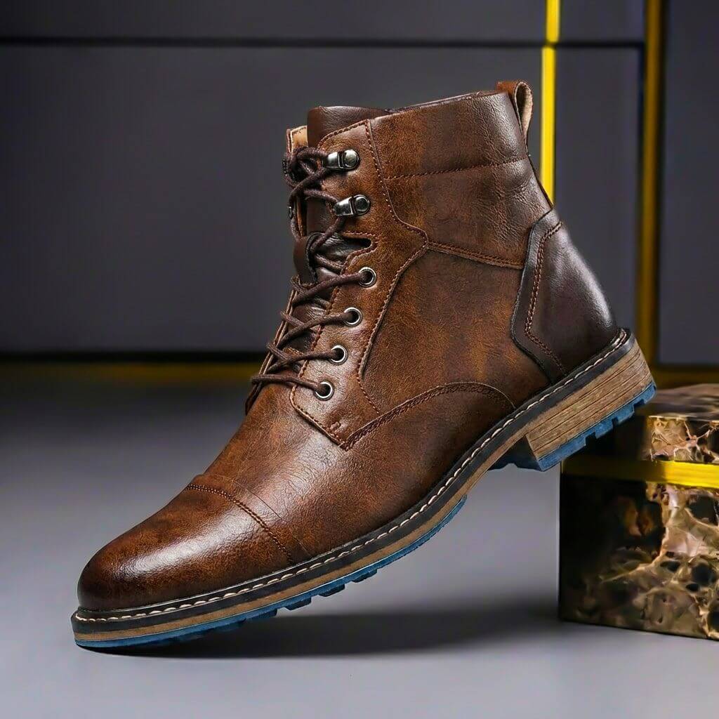 Jake Two-Tone Leather Boots 1
