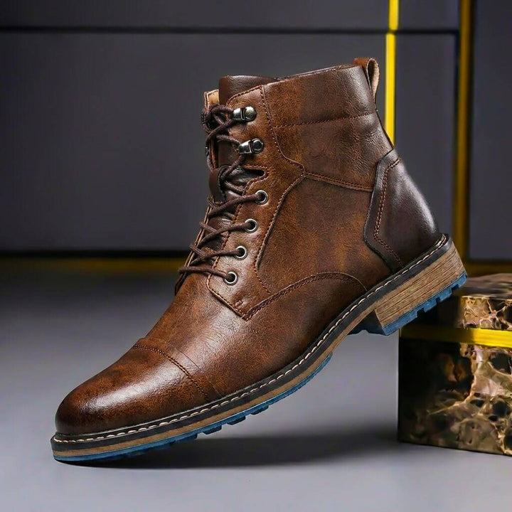 Jake Two-Tone Leather Boots 1