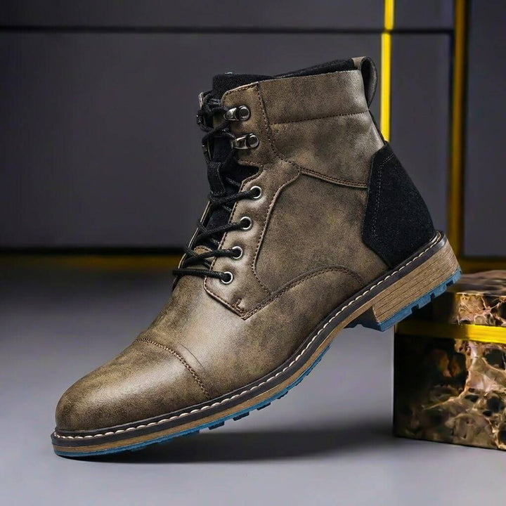 Jake Two-Tone Leather Boots 3