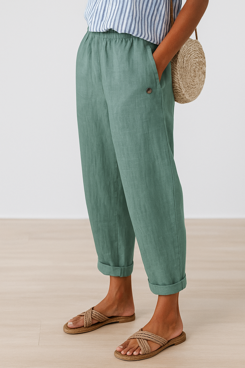 Jasmine | Breathable, Comfortable & Stylish Linen Pants Women 3
