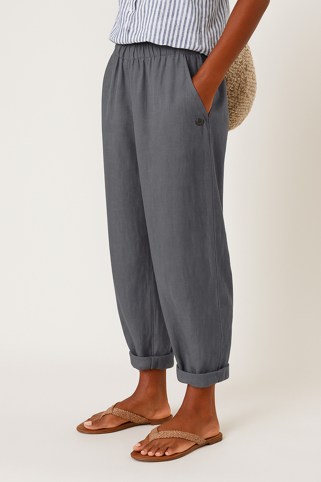 Jasmine | Breathable, Comfortable & Stylish Linen Pants Women 4