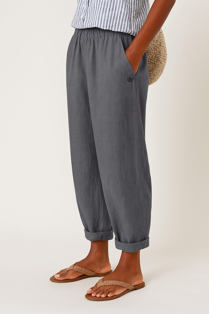 Jasmine | Breathable, Comfortable & Stylish Linen Pants Women 4