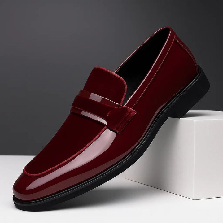 Jasper | Elegant Brown Penny Loafers in Premium Italian Leather with Suede Detailing 4