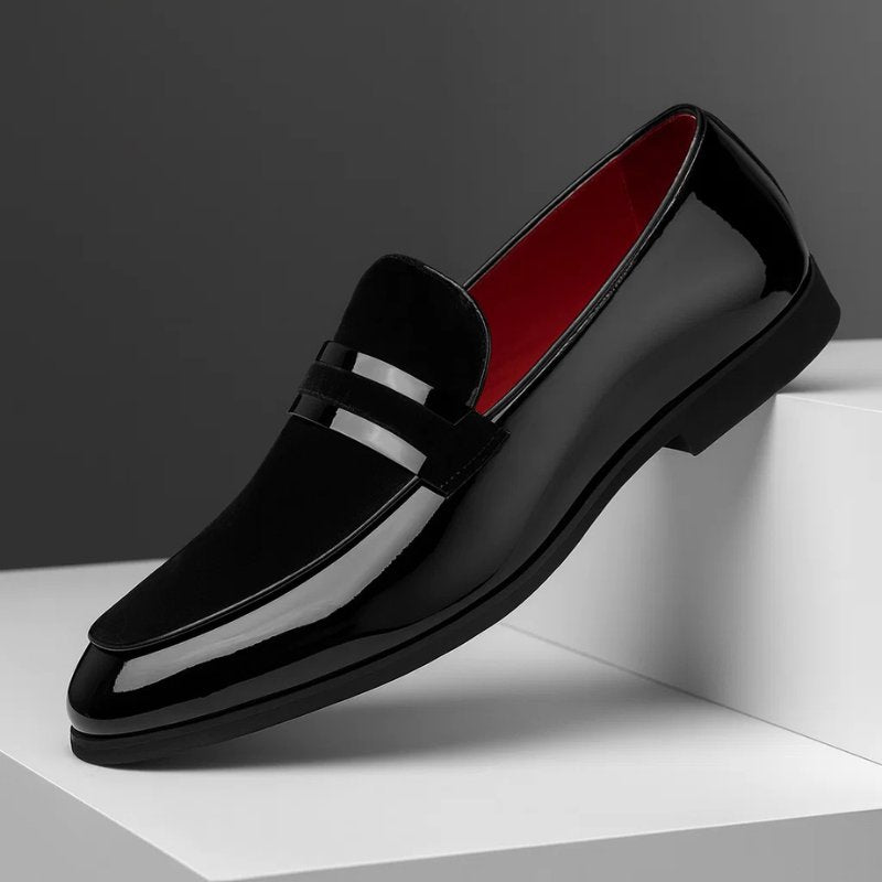 Jasper | Elegant Brown Penny Loafers in Premium Italian Leather with Suede Detailing 6