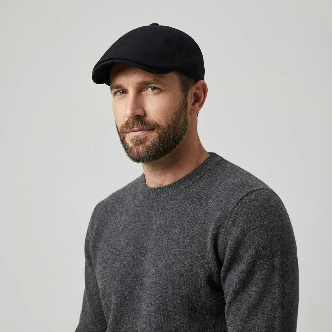 Jaxon | Flat Cap for Men Cotton Elegant Comfortable Classic Style 2