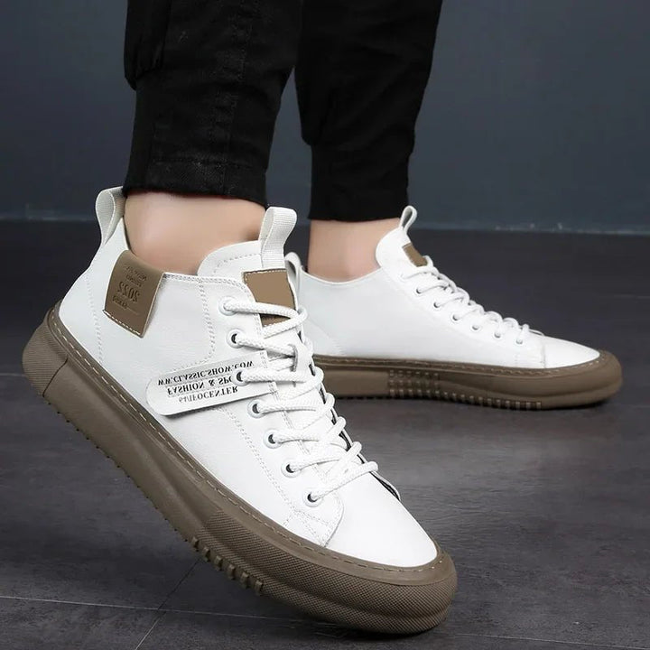 Jaxon | Premium Leather High Top Sneakers – Comfortable, Stylish & Perfect for Everyday Wear 1