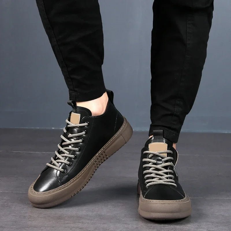 Jaxon | Premium Leather High Top Sneakers – Comfortable, Stylish & Perfect for Everyday Wear 3