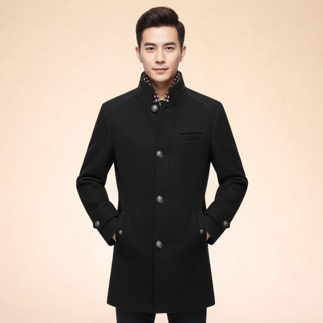 Jaxon | Winter Coat – Warm Wool, Elegant & Versatile Design 1