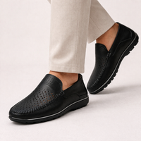 Lucas | Premium-Leder, bequeme und elegante Herren-Slipper