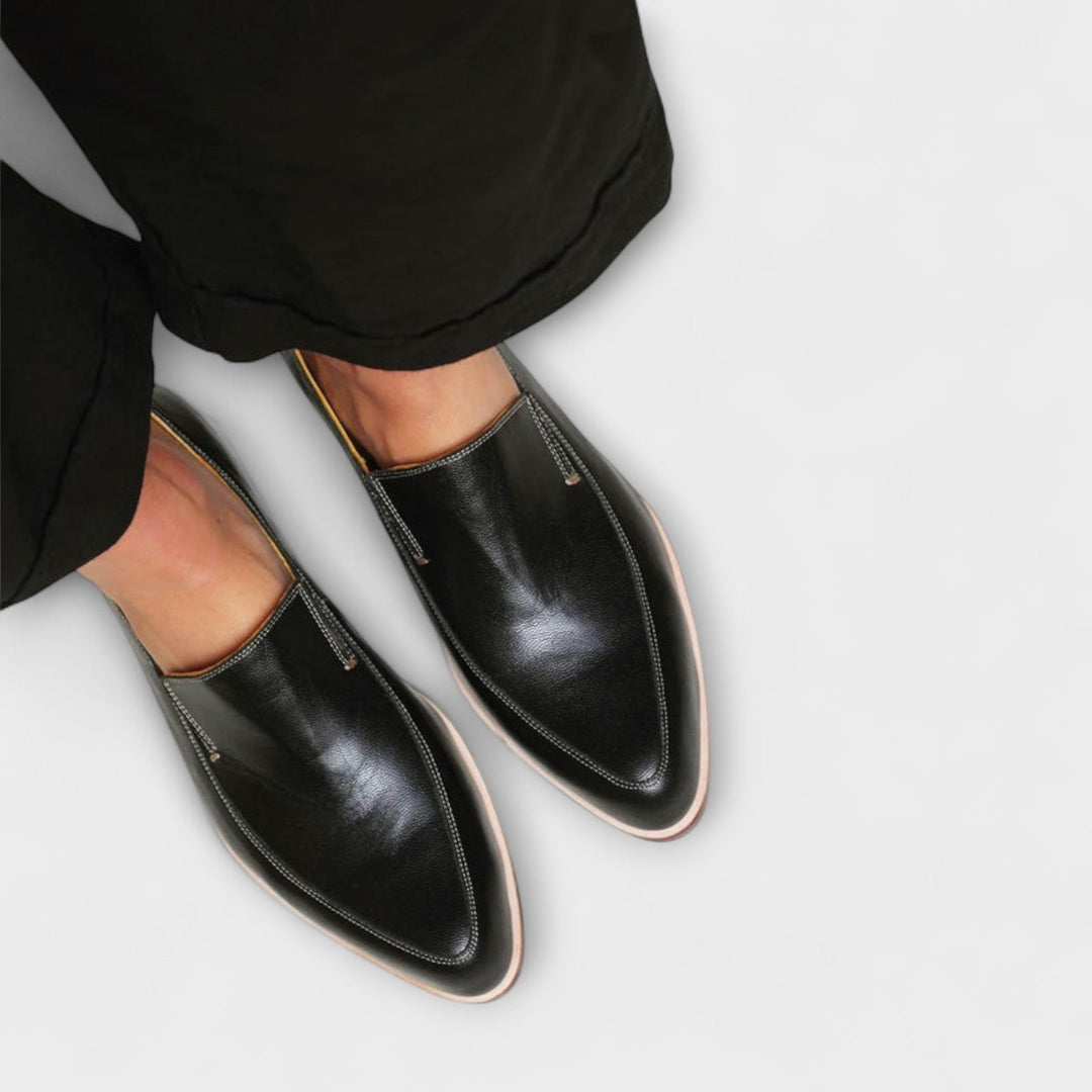 Jhazmiel | Elegant & Comfortable Black Loafers for Women 1