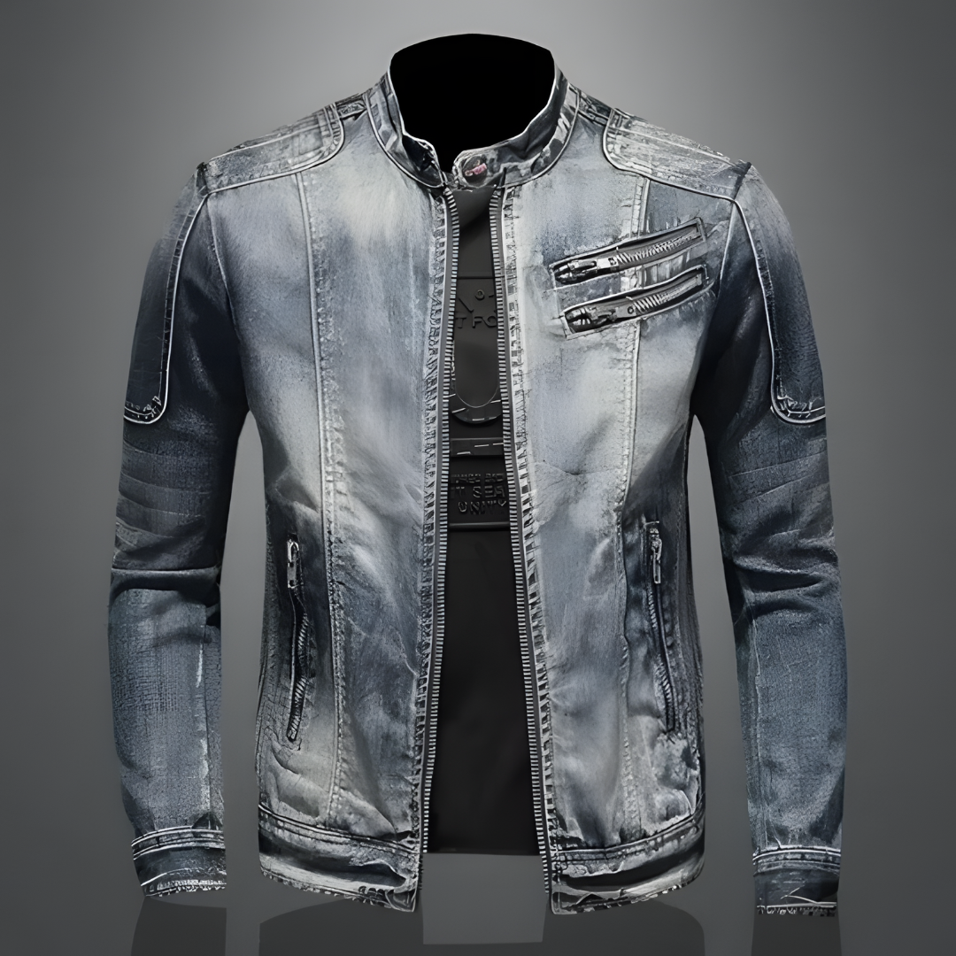 John | Stylish Denim Jacket For Bikers 0