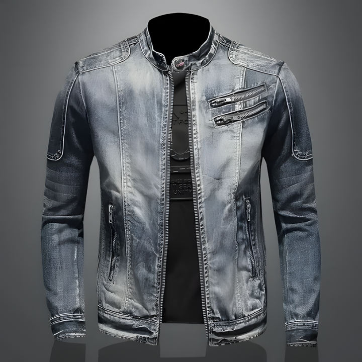 John | Stylish Denim Jacket For Bikers 0