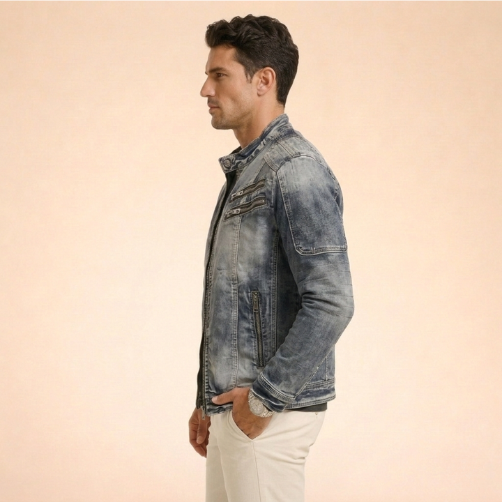 John | Stylish Denim Jacket For Bikers 6