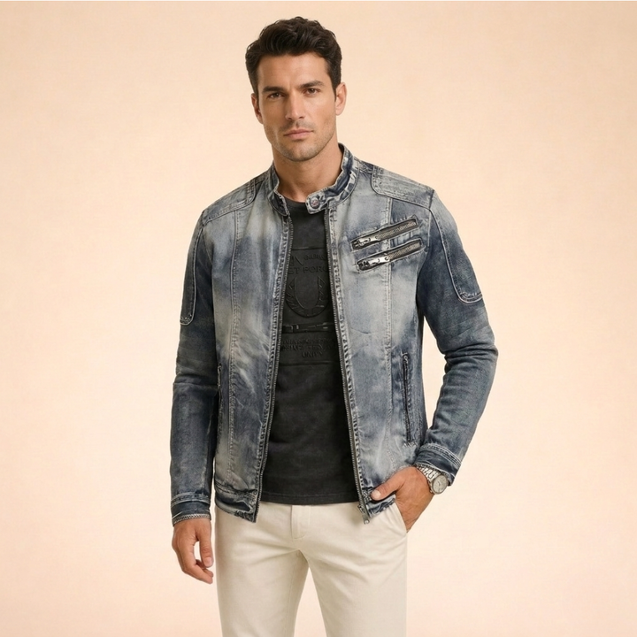 John | Stylish Denim Jacket For Bikers 7