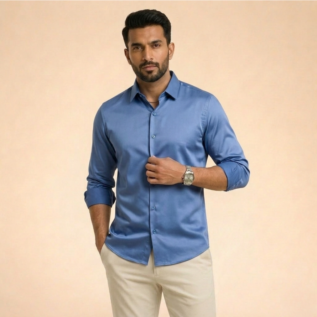Jonathan | Classic long-sleeved shirt for men 7