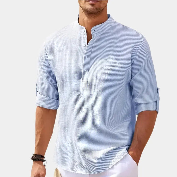 Joren | Men’s Long Sleeve Shirt – Elegant, Comfortable & Versatile White Option Available 1