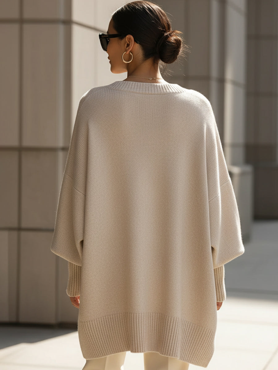 Jovial | Cozy Oversized Women's Sweater - Elegant Wool Blend for Effortless Style 3