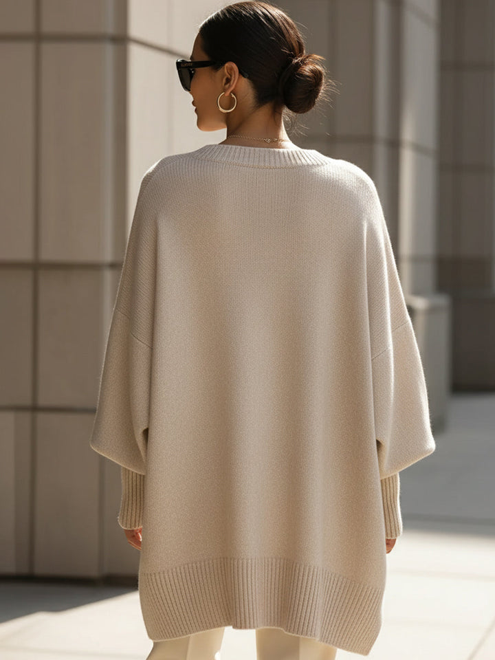 Jovial | Cozy Oversized Women's Sweater - Elegant Wool Blend for Effortless Style 3