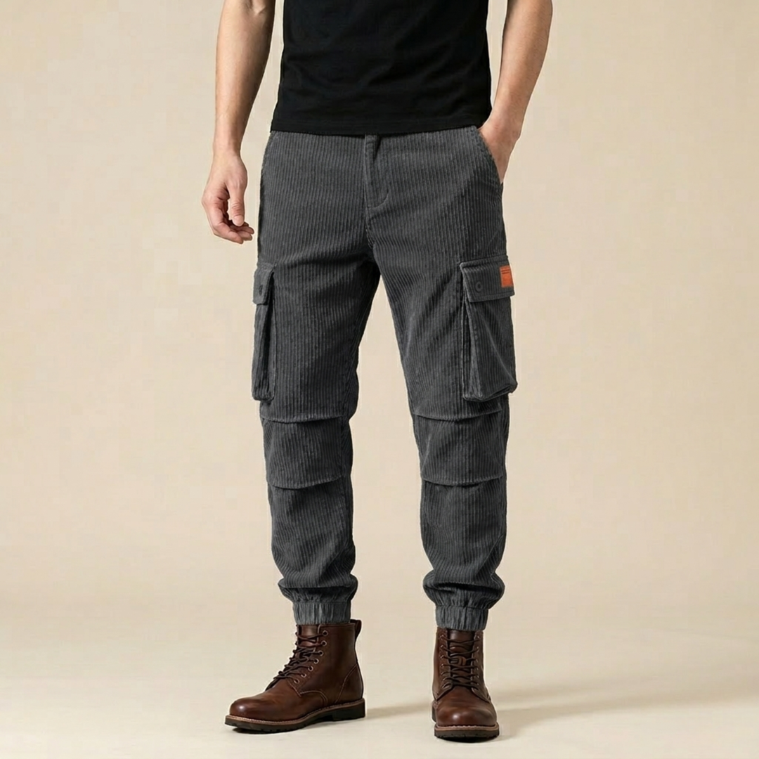 Jovian | Men's Cargo Pants – Comfortable, Stylish & Practical Corduroy Trousers 5
