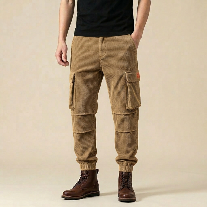Jovian | Men's Cargo Pants – Comfortable, Stylish & Practical Corduroy Trousers 6