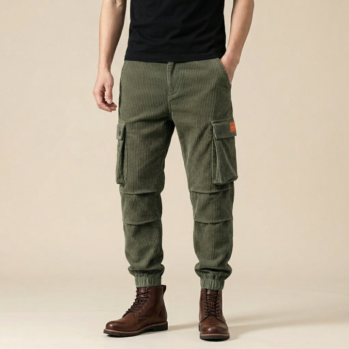 Jovian | Men's Cargo Pants – Comfortable, Stylish & Practical Corduroy Trousers 7