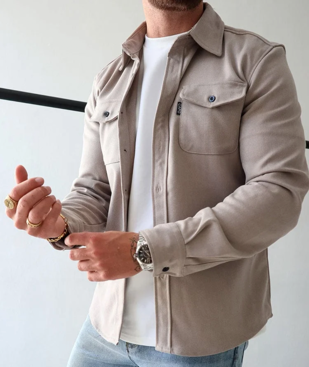 Jovian | Shirt Jacket Men Versatile Stylish Comfortable Fit 0