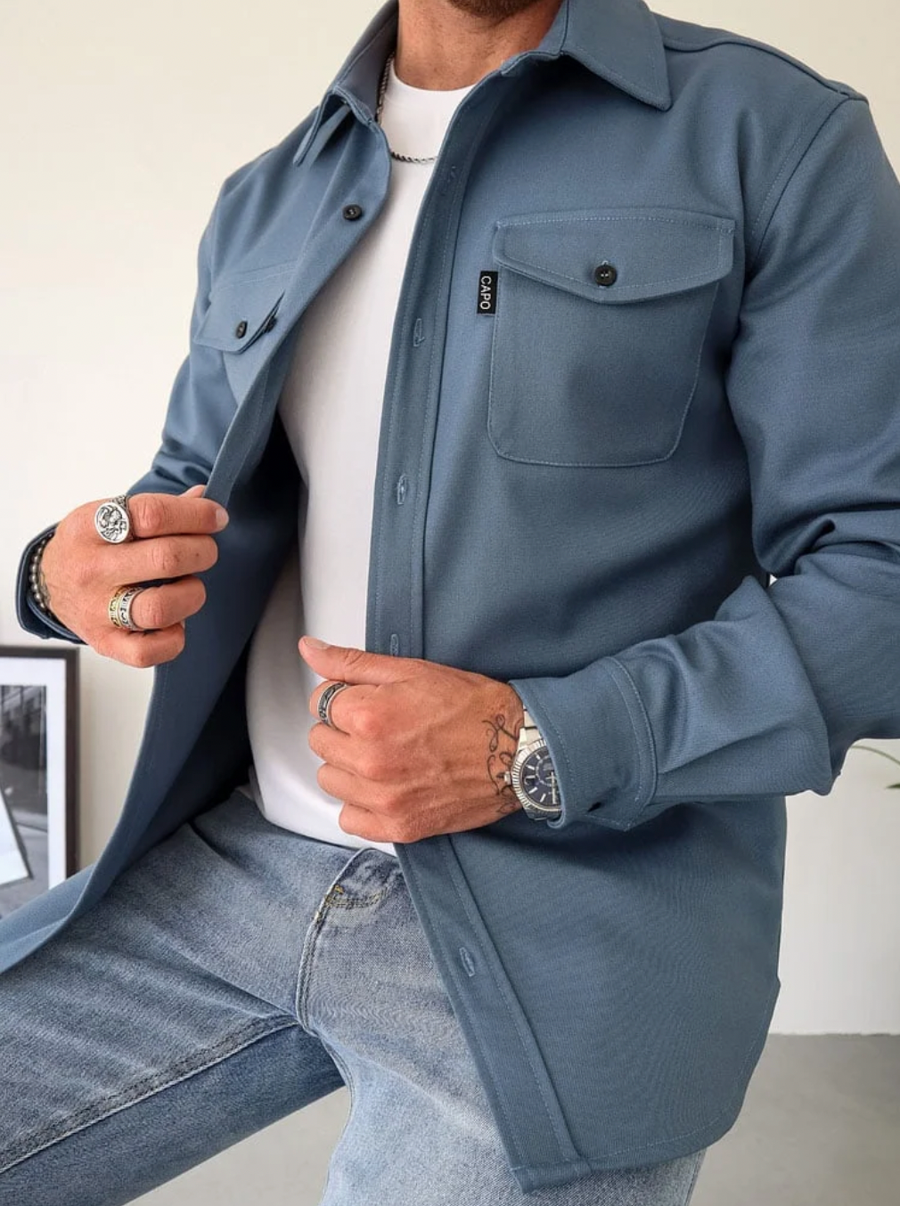 Jovian | Shirt Jacket Men Versatile Stylish Comfortable Fit 2