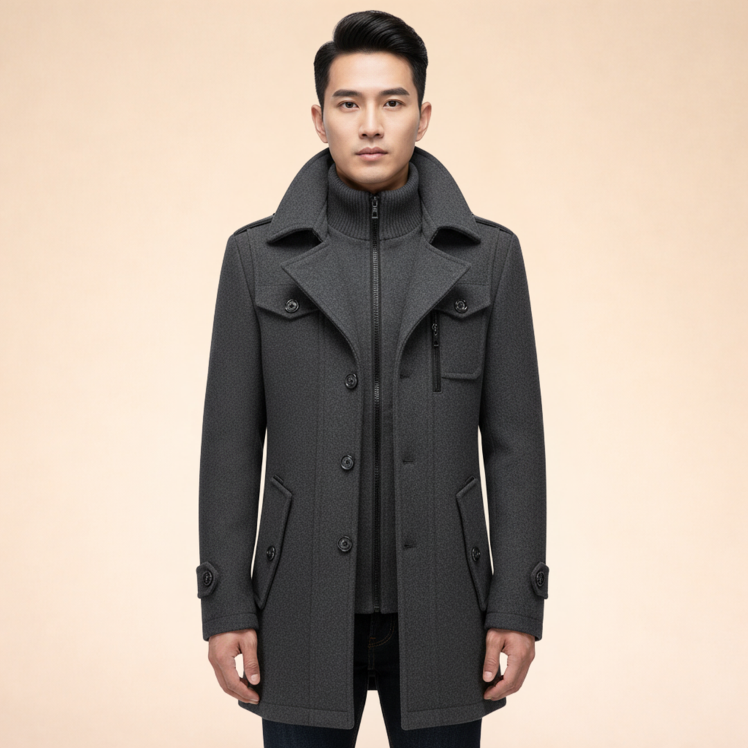 Jovian | Women's Winter Coat – Elegant, Warm & Versatile Wool Design 2