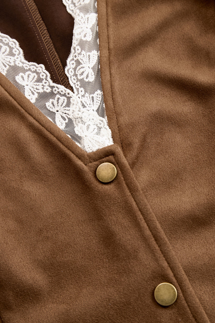 Jovita | Elegant, Romantic & Tailored Women's Blouse – Long Sleeve Tops with Lace Details 6