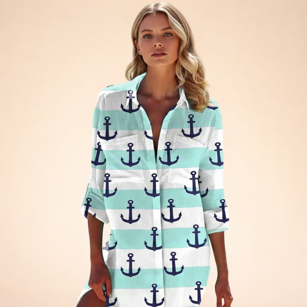 Julia | Stylish shirt dress for summer 5