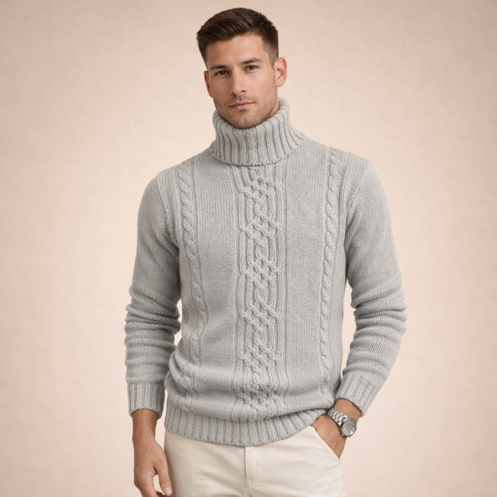 Julian | Stylish and Warm Men's Knitted Turtleneck 8