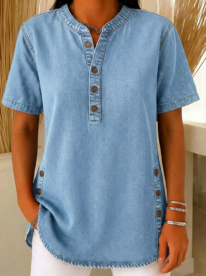 Juno | Relaxed Fit, Comfortable & Stylish Women's Blouse - Perfect Summer Tops for Women 1