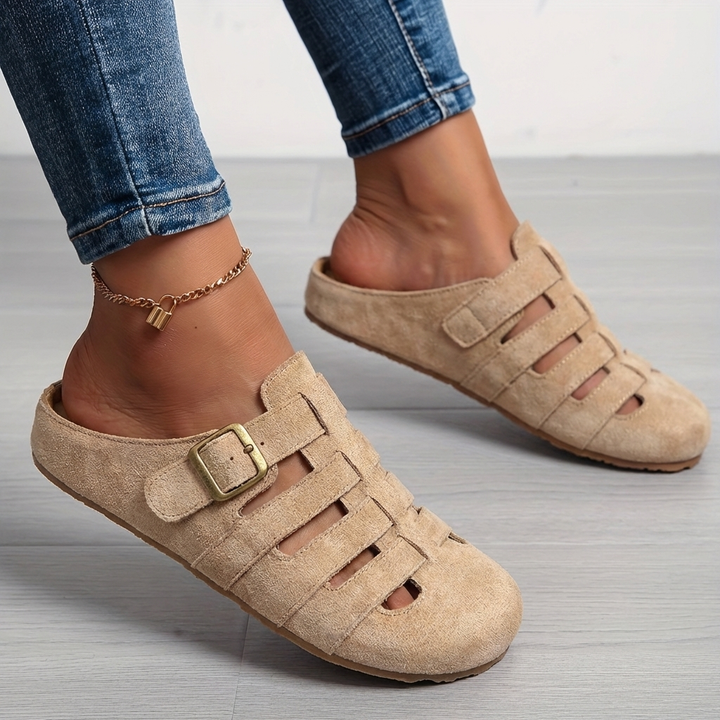 Kara | Comfortable, Minimalist &amp; Stylish Slip-On Mule Sandals 1