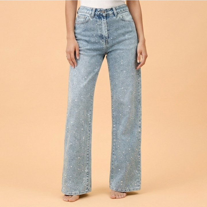 Kelley | High Waist, Glittery & Stylish Jeans 5