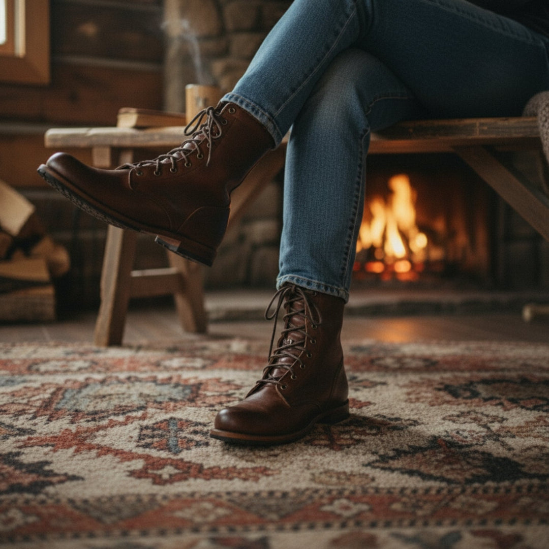 Kia | Women's Lace-up Boots 4