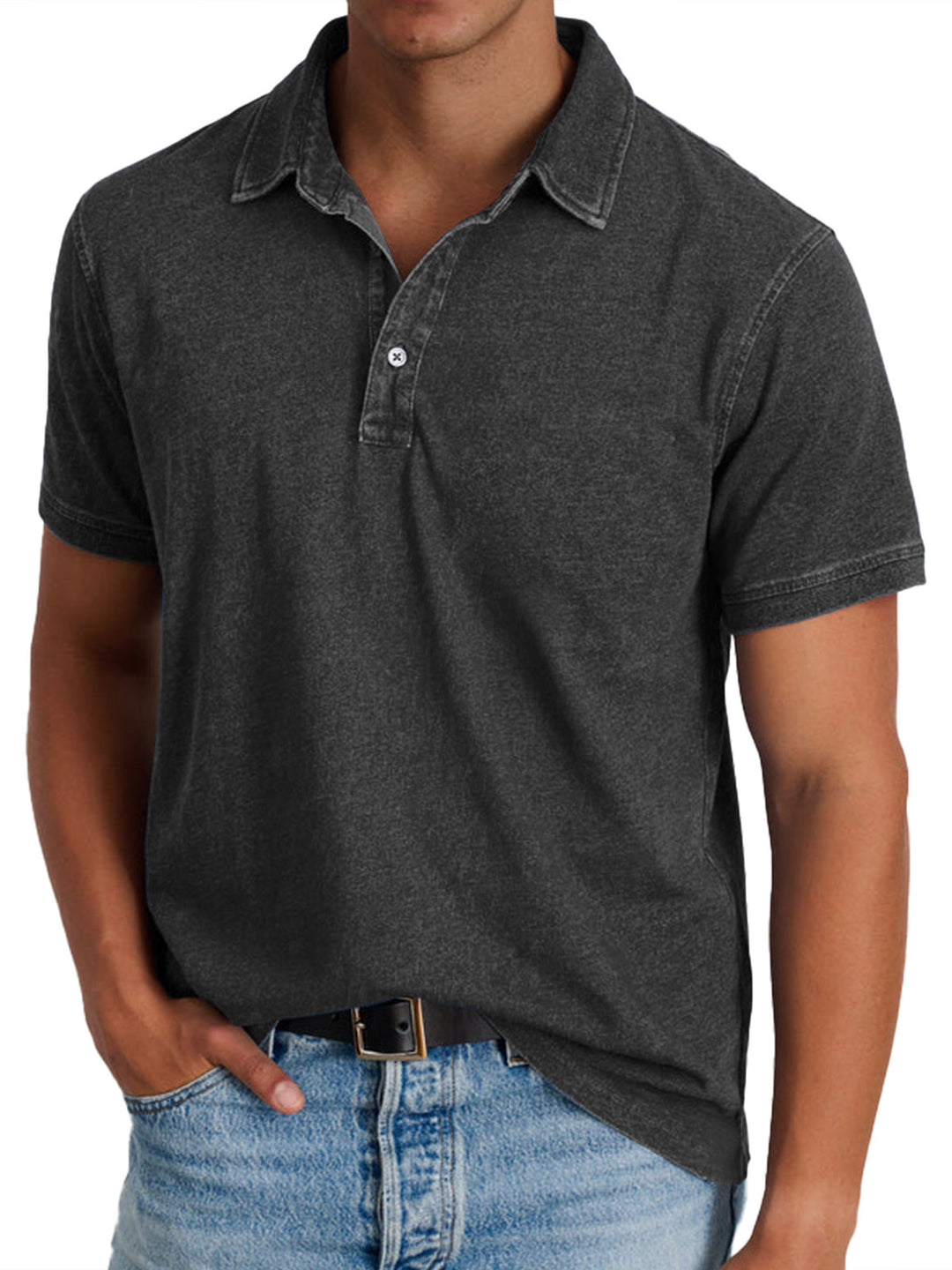 Kiran | Mens Polo Shirts Classic Modern Fit Breathable Cotton 4