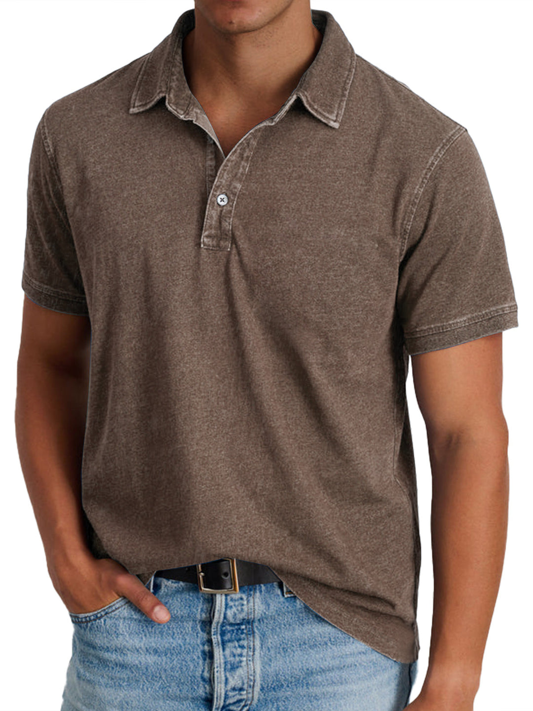 Kiran | Mens Polo Shirts Classic Modern Fit Breathable Cotton 7