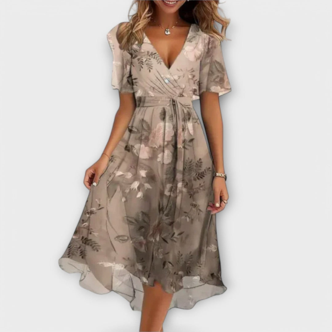 Kivara | Elegant Floral Women's Dress 2