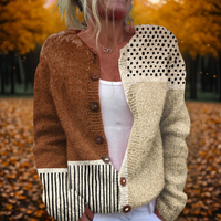 Clara | Polka Dots Cozy Knit Cardigan