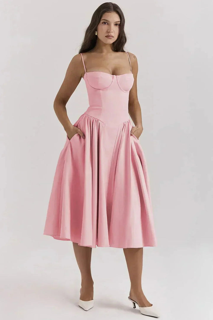 Lara | Women's Dress Vintage-Inspired Long Elegant Fit 4