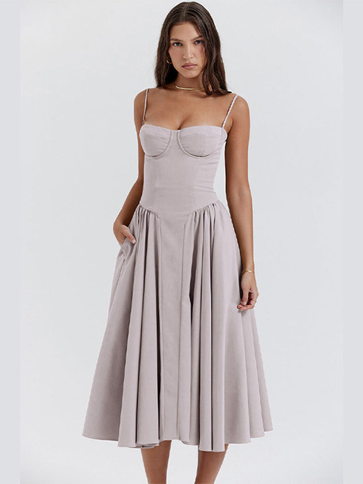 Lara | Women's Dress Vintage-Inspired Long Elegant Fit 5