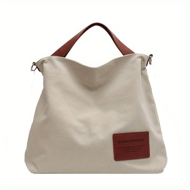 Layla | Women's Large Shoulder Canvas Tote Bag Adjustable Strap Hobo 0