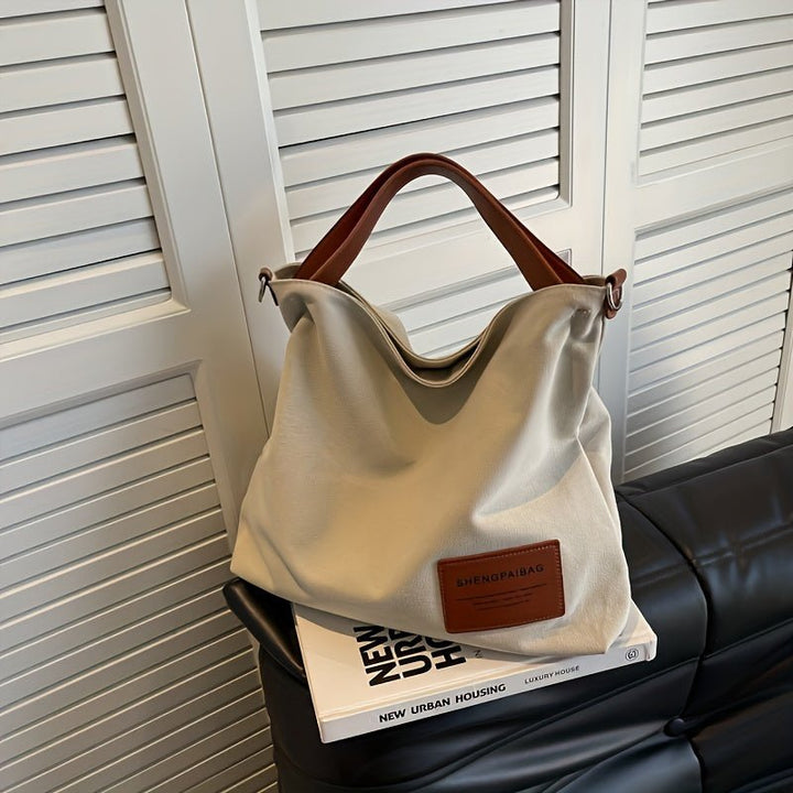 Layla | Women's Large Shoulder Canvas Tote Bag Adjustable Strap Hobo 4